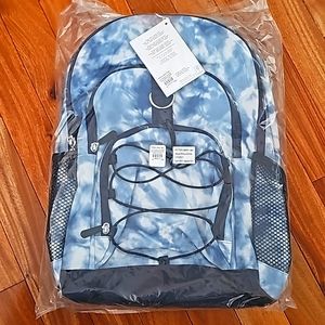 Brand new large pottery barn gear-up navy pacific tie dye backpack